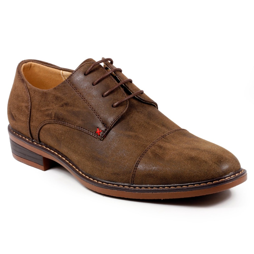 Metrocharm MC600 Brown Men's Lace Up Oxford Shoe